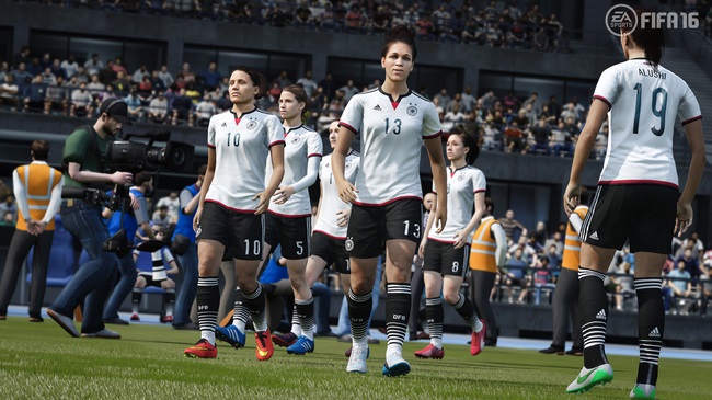 Illustration de l'article sur Les �quipes nationales f�minines dans FIFA 16